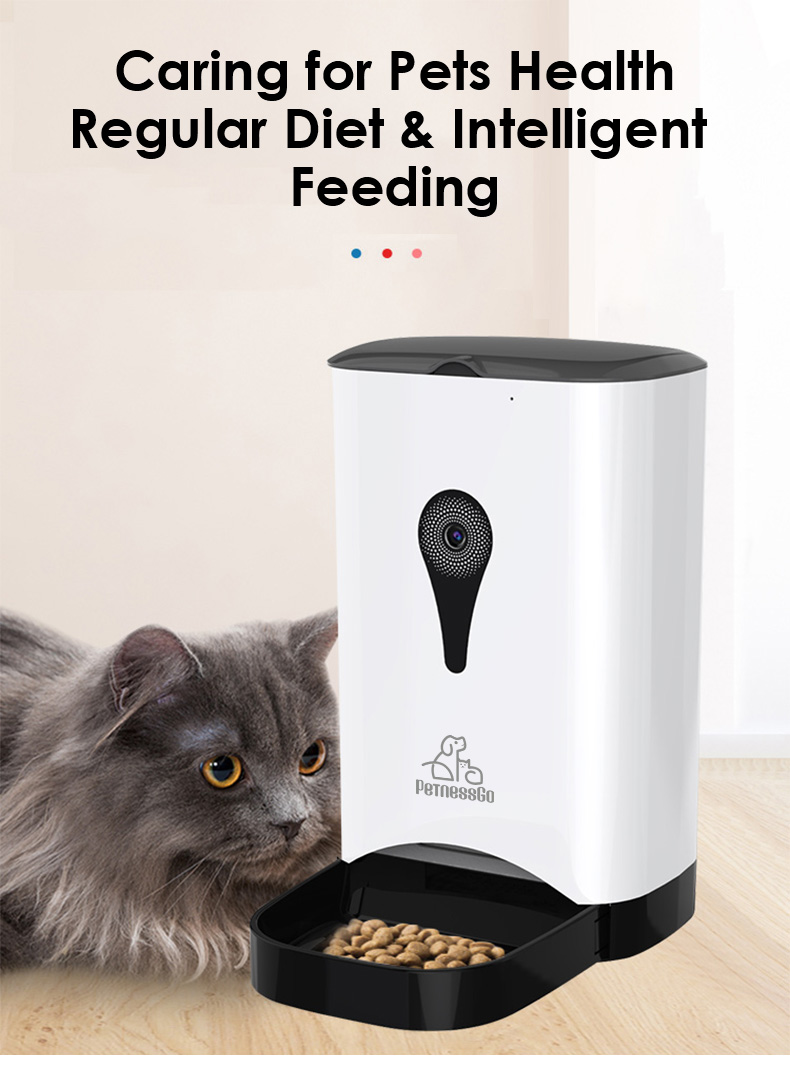 Automatic Remote Wifi Pet Feeder With HD Camera (1)