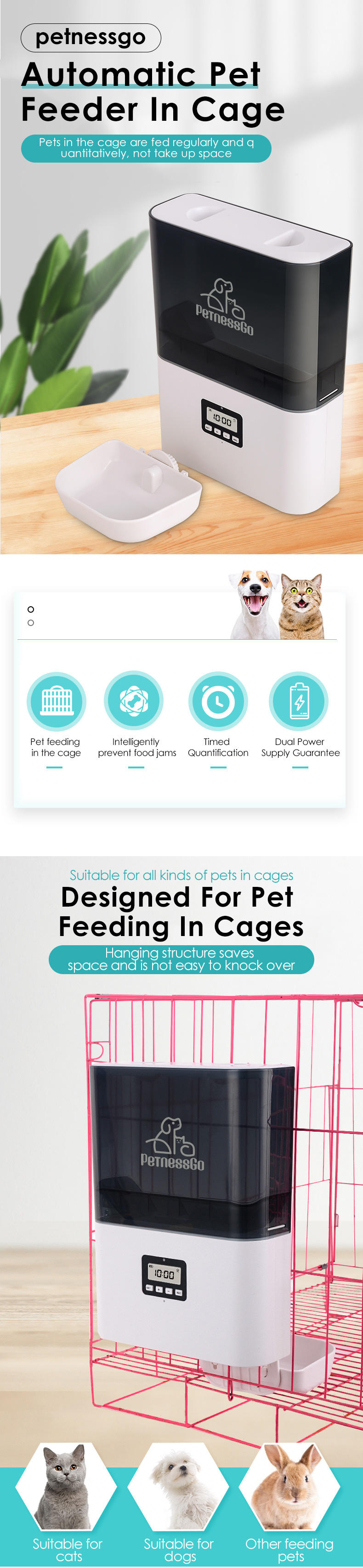 Automatic Smart Food Feeder in The Cage (1)