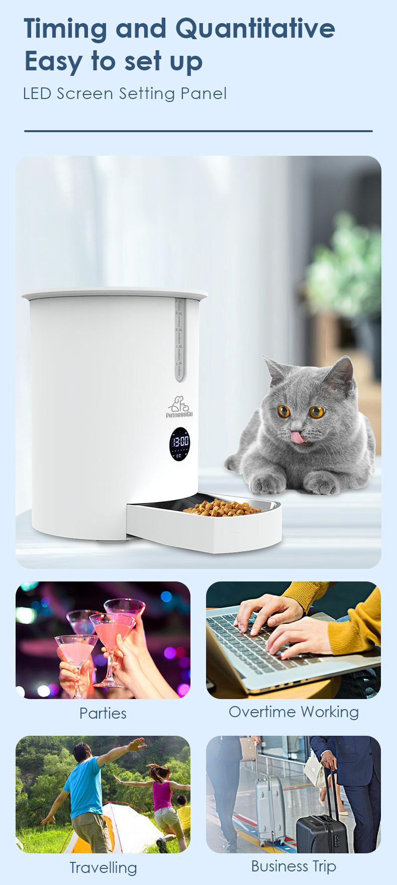 PetnessGo Wi-Fi Smart Feed Atomatik Feeder (2)